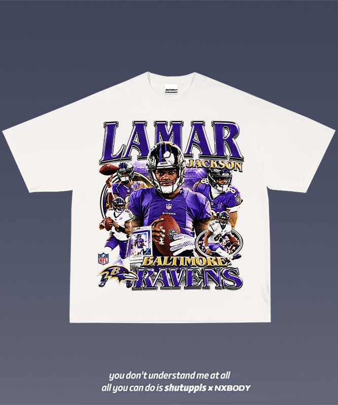 LAMAR JACKSON GRAPHIC TEE 2.0