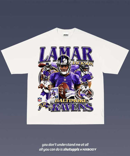 LAMAR JACKSON GRAPHIC TEE 2.0