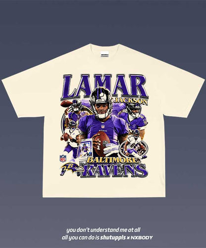 LAMAR JACKSON GRAPHIC TEE 2.0