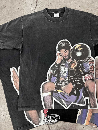 SHUTUPPLS KOBE FRAYED PATCH TEE V1