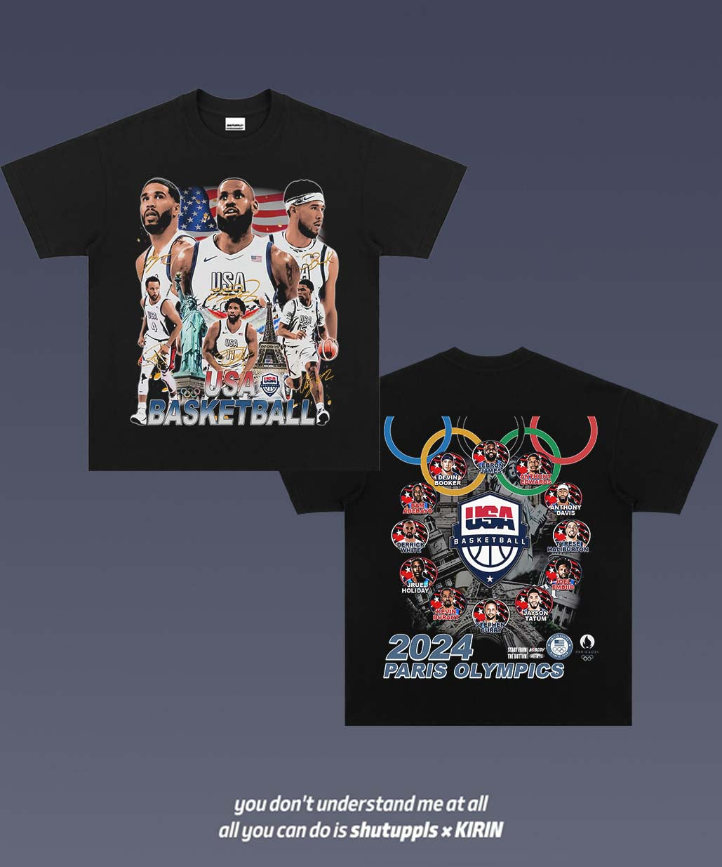 2024 USA DREAM TEAM VINTAGE TEE 1.1