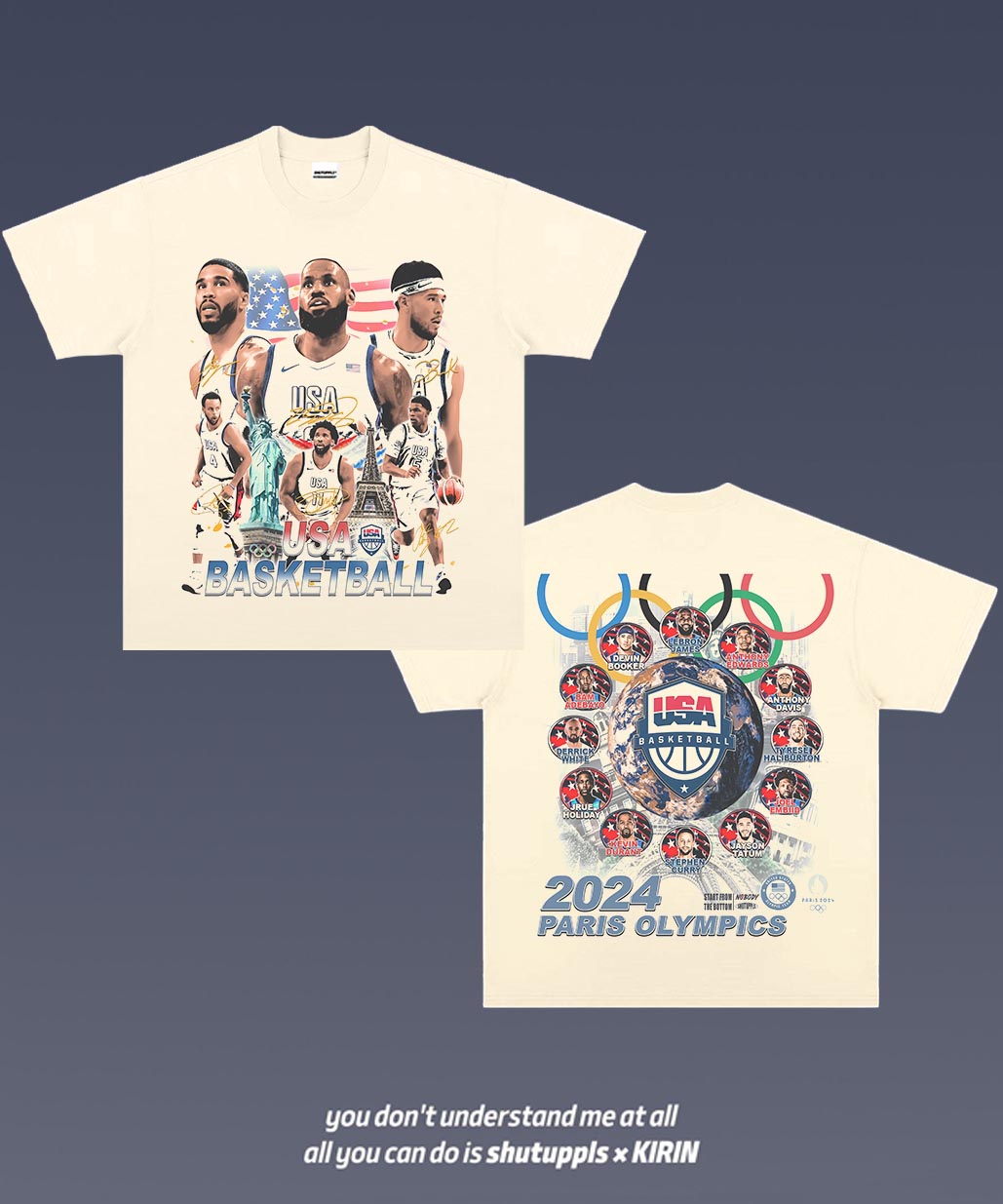 2024 USA DREAM TEAM VINTAGE TEE 1.1