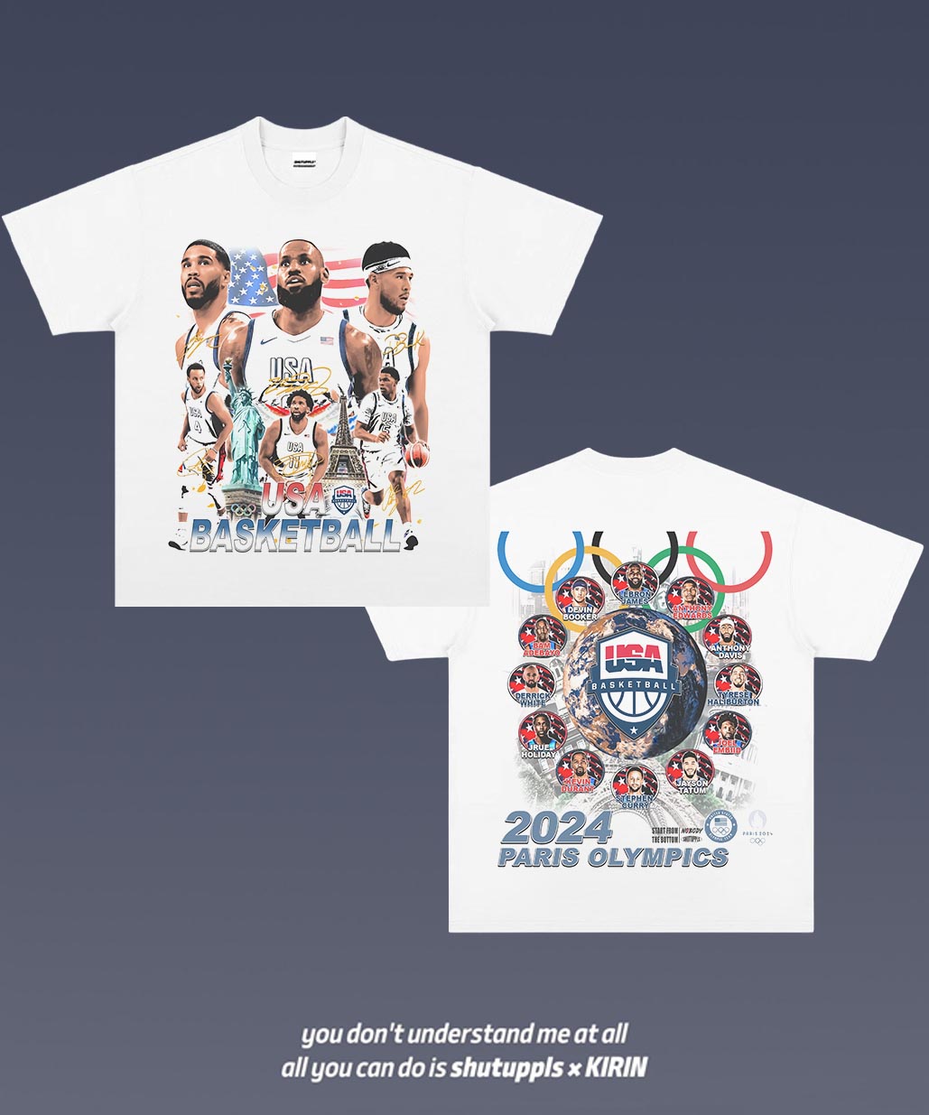 2024 USA DREAM TEAM VINTAGE TEE 1.1