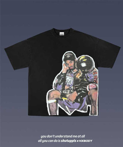 SHUTUPPLS KOBE FRAYED PATCH TEE V1