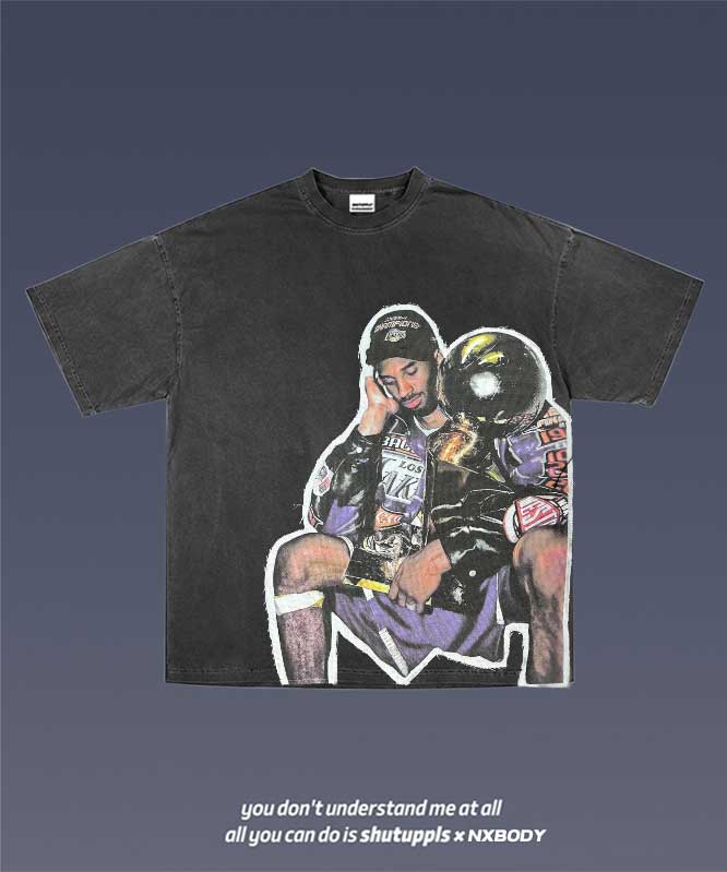 SHUTUPPLS KOBE FRAYED PATCH TEE V1