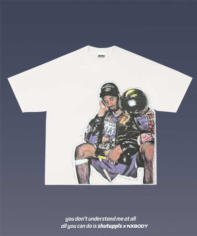 SHUTUPPLS KOBE FRAYED PATCH TEE V1