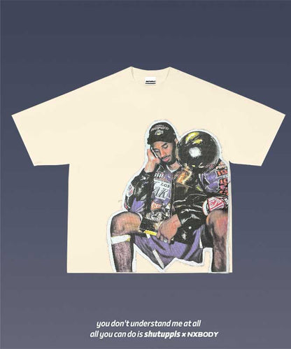 SHUTUPPLS KOBE FRAYED PATCH TEE V1